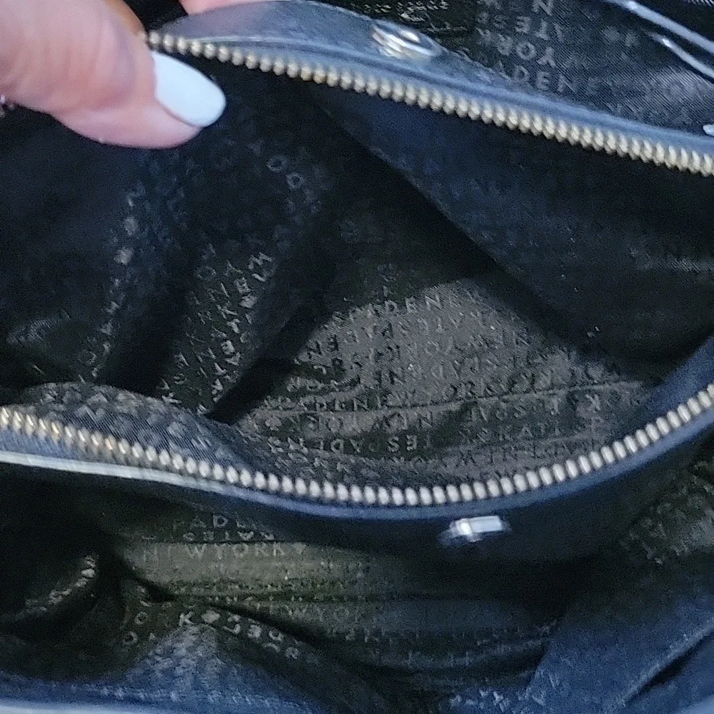 Kate Spade Black Larchmont Avenue Evangelie Satchel